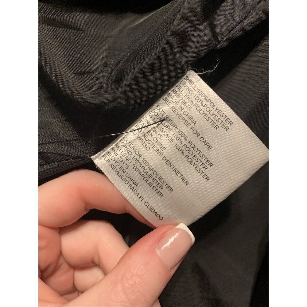 Michael Kors Authentic Solid Black Quilted Long S… - image 7